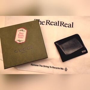 Men's Gucci Wallet - Black Leather